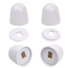 40-7116 KIT DE TAPAS COLOR HUESO PARA PERNOS DE SANITARIO