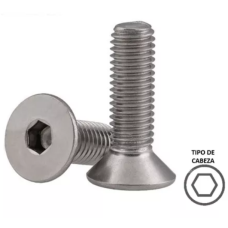 301521 TORNILLO 5 x 10 ALLEN MM INOX.